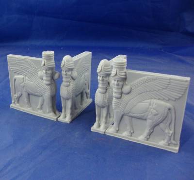 Assyrian Winged Bull Gate set (15mm)